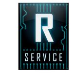 Логотип сервисного центра R-Service